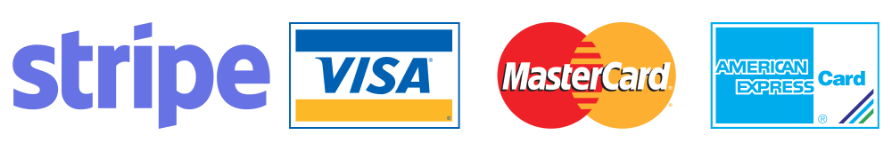 Stripe, Visa, Mastercard und American Express